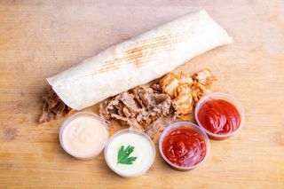 Tortilla z samym mięsem mała