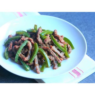 Beef in Green Pepper