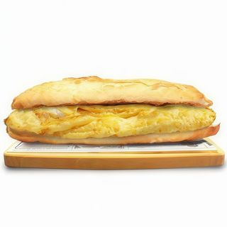 Bocadillo Especial Tortilla Francesa Rellena Al Gusto Y Vegetal