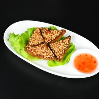 8 Crostini di gamberi