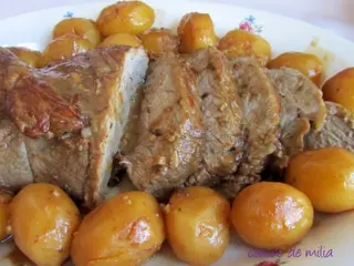 MEIA DE   VITELA ASSADA NO FORNO 