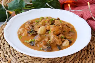 18. Sopa De Pollo Con Champiñones