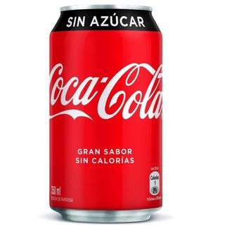 coca cola  zero lata 330 ml.