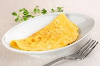 Plat d'Omelette Simple