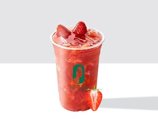 Strawberry ice tea