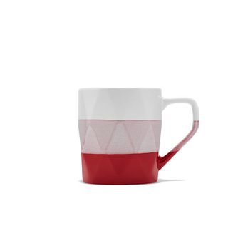 Mug Tri Colour Red 12oz