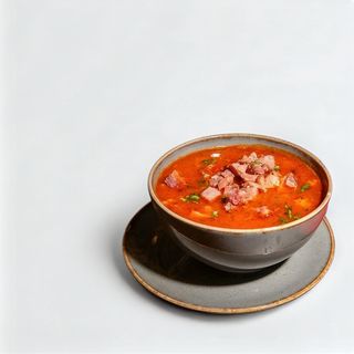 Ciorba de fasole cu ciolan