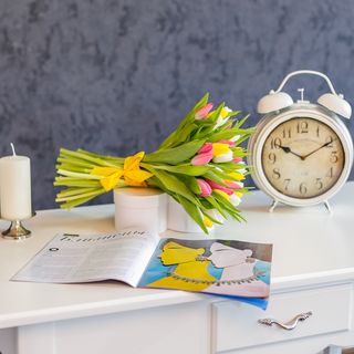 Buchet din 31 lalele multicolore Nr 4