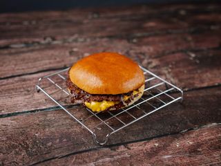 Basic  smash burger + Coca-Cola