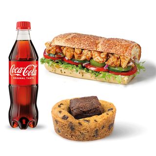 Zestaw Sandwicz  15 cm + ciasteczko brookie + napój