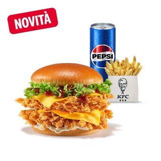 Menu Double Basic Crispy BBQ