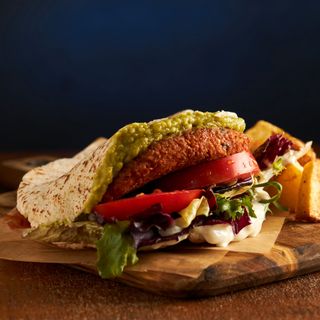 Hamburguesa Solidaria de falafell auténtico