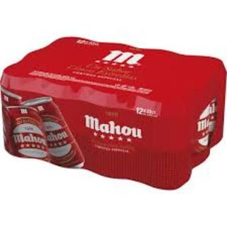 Mahou 5 Star Pack Of 12 (33 Cl.)