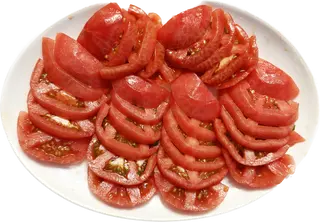 Розови белени домати