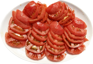 Розови белени домати