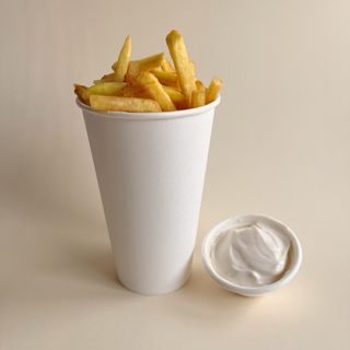 Patatas Fritas con mayonesa casera