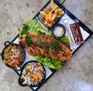 Plat Grillade Mixte Fruit De Mer