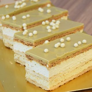 Milhojas de Pistacho