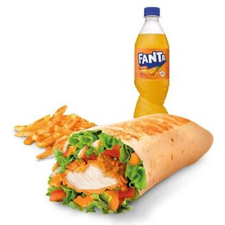 Menú Chicken Burrito