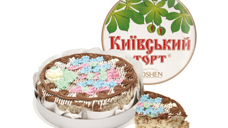 Tort „Kiewskiy Roshen” z kremem i orzechami 850g
