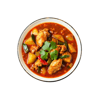 Plato de pollo normal o picante