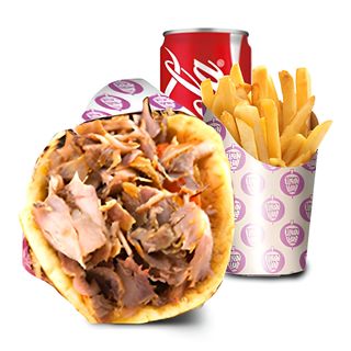 Nan Fromage Kebab & Potatoes & Boisson 25cl