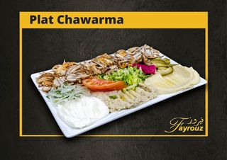 Plat Chawarma Poulet