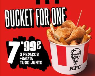 Bucket For One 3 Pedaços