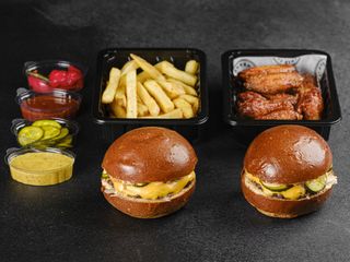 КОМБО БУРГЕРИ ТА КРИЛА, L