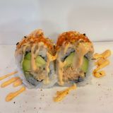 112 Uramaki De Aguacate Con Salmón Cocido Y Picante Salsa Rosa (8 Uds.)