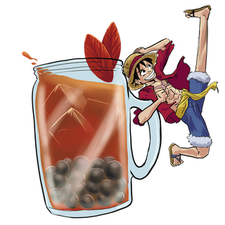 T1-Luffy-original milk tea