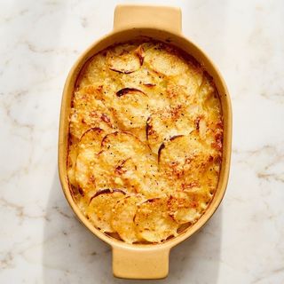 Purée De Pomme De Terre Gratinée