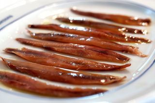 Tapa De Anchoas Del Cantábrico