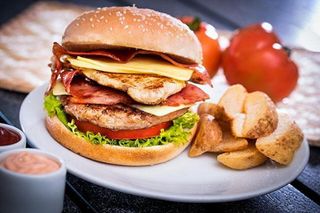 Hambúrguer de Frango