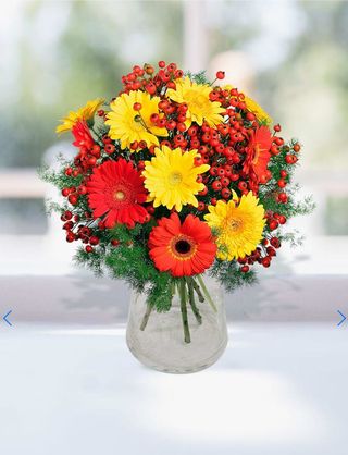 Bouquet di gerbere colorate