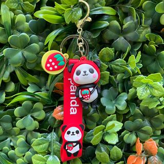 Llavero Panda Rojo 
