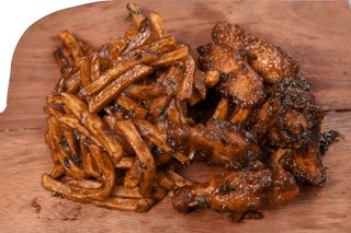 Wings With Fries Masala