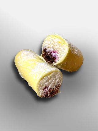 Coconut raspberry mousse