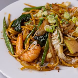 Tallarines Con Gambas 