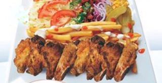 Piatto alette di pollo