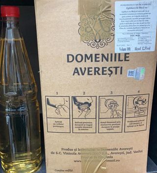Vin alb sec Zghihara - Domeniile Averesti 