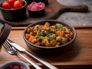 Salată cu legume pe grill