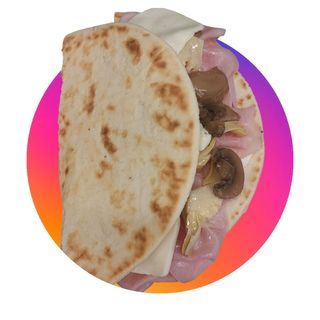 PIADINA Cotto Carciofi Funghi Mozzarella