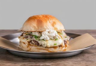 Hamburguesa de pollo simple 