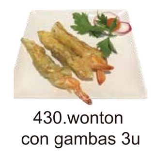 430.wonton con gambas 6u