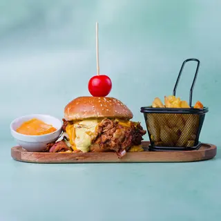 Pulled pork burger