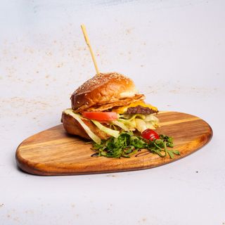 Serbian smash burger