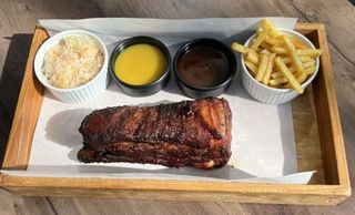 Мармурове свинне ребро, запечене в смокері 760г