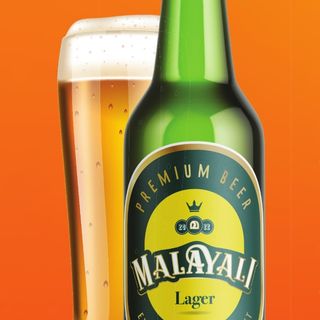 Бира Malayali Lager (500 мл)