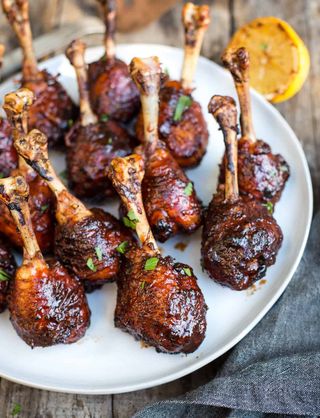 Barbeque Chicken Lollipops